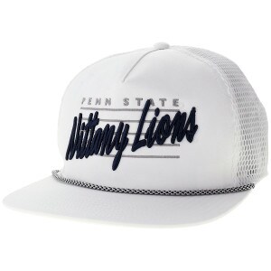 white front 9 hat with embroidered Penn State Nittany Lions